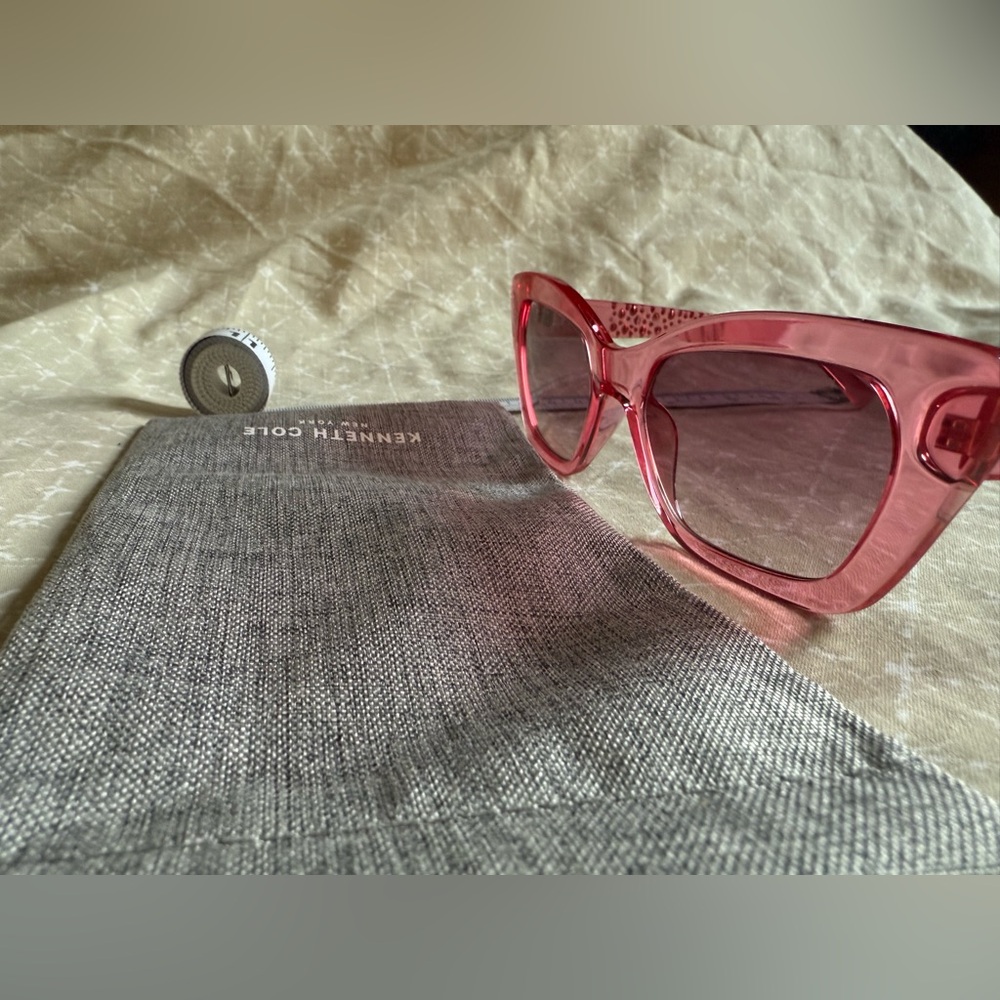 Kenneth Cole Reaction - Pink Embellished Sunglasses